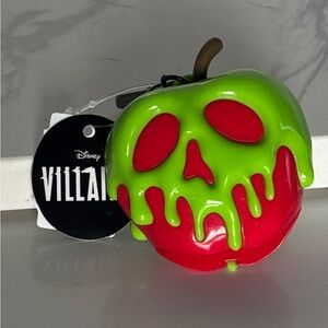 Disney Villains Glow Apple Decor in Black and Red
